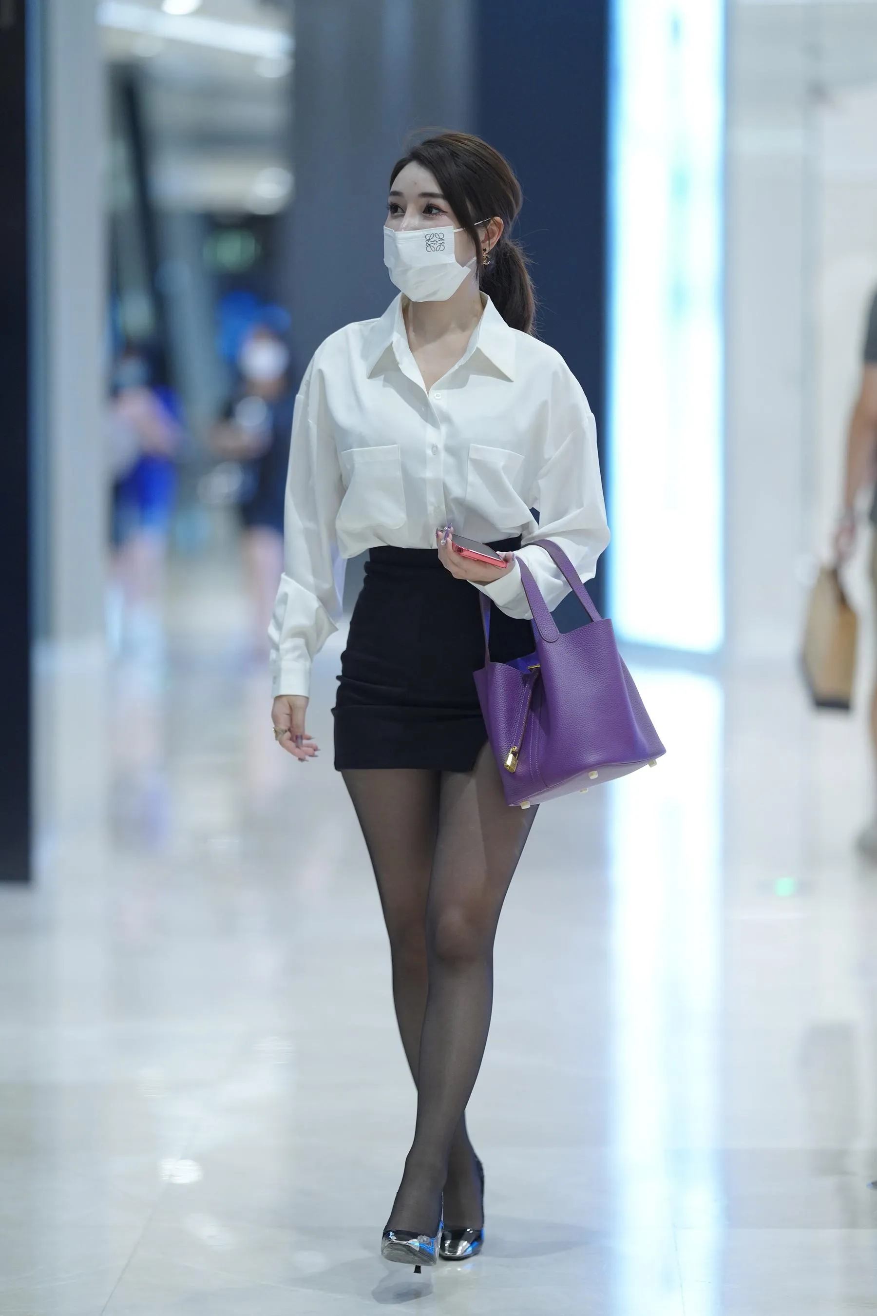 魔镜街拍 NO.184 街拍黑丝包臀裙小姐姐 [137P]插图7